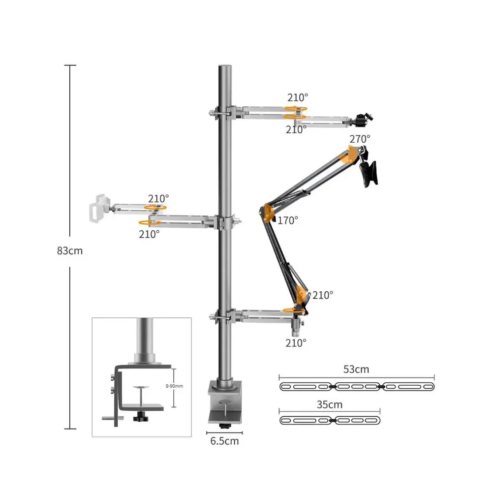 Camera Mount with flexible arm